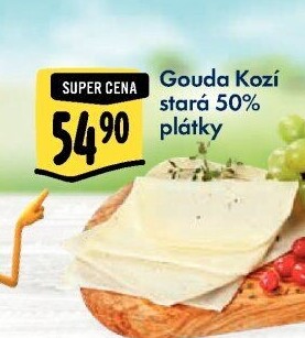 Sýr Gouda kozí stará 50%