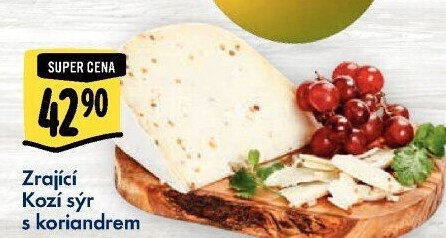 Sýr kozí zrající s koriandrem