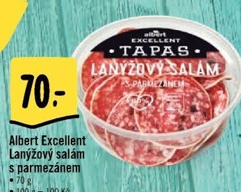 Tapas Lanýžový salám s parmezánem Albert Excellent