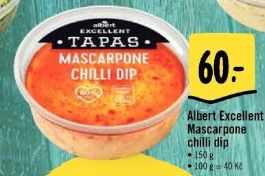 Tapas Mascarpone chilli dip Albert Excellent