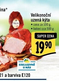Velikonoční uzená kýta Příbramská uzenina