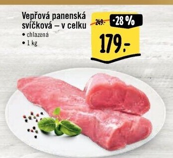 Vepřová panenská svíčková