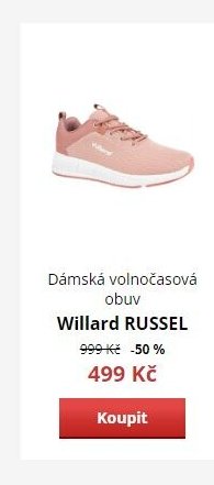 Dámská volnočasová obuv Willard RUSSEL