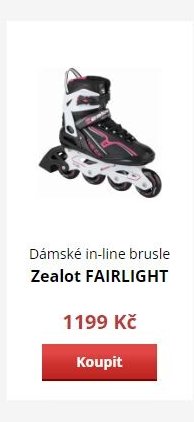 Dámské in-line brusle Zealot FAIRLIGHT