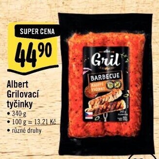 Grilovací tyčinky Albert Gril