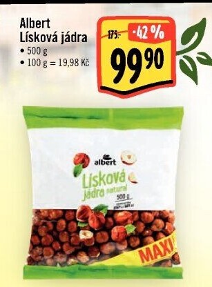 Lískové ořechy Albert