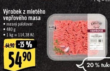 Maso mleté vepřové Albert