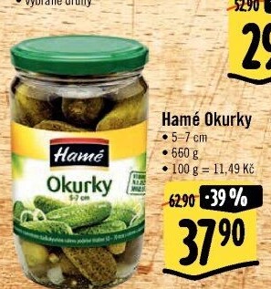 Okurky Hamé