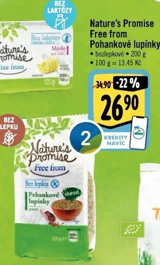 Pohankové lupínky bez lepku Free From Nature'