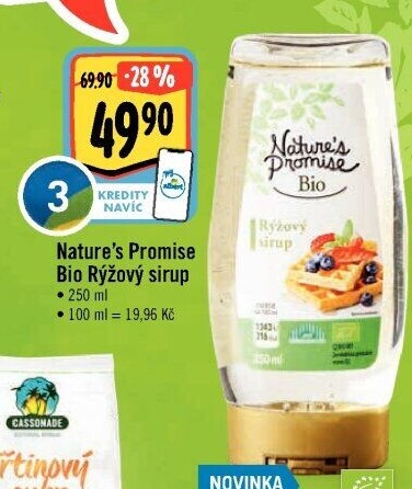 Rýžový sirup bio Nature'