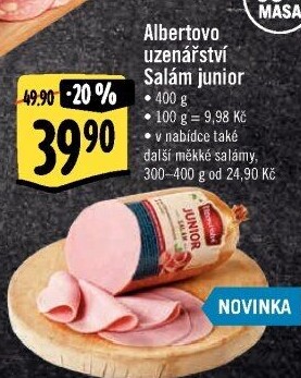 Salám Junior Albertovo uzenářství