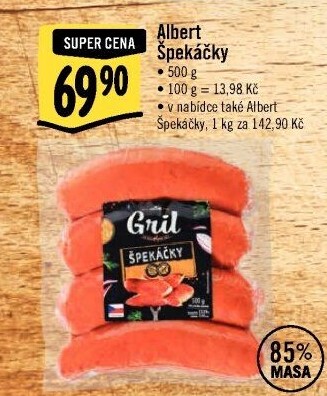 Špekáčky Albert Gril