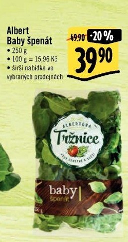 Špenát baby Albert