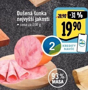 Šunka dušená nejvyšší jakosti