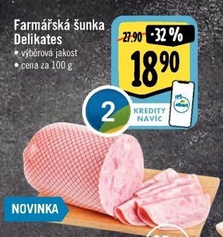 Šunka farmářská delikates výběrová
