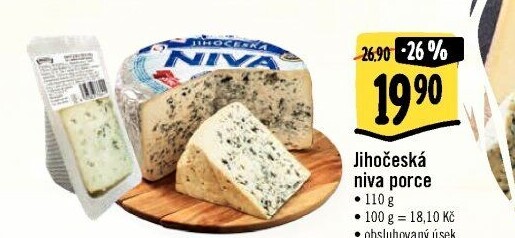 Sýr Niva Jihočeská 50% Madeta