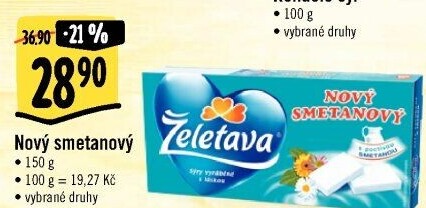 Sýr tavený Nový smetanový Želetava