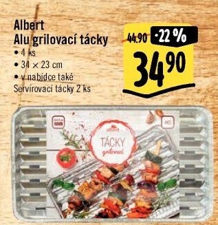 Tácky grilovací Albert