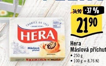 Tuk s máslovou příchutí Hera