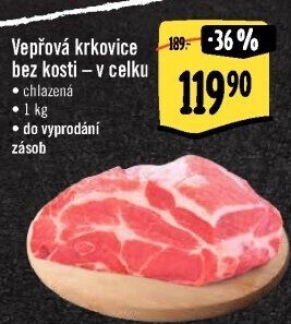 Vepřová krkovice bez kosti