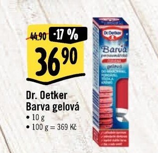 Barva potravinářská gelová Dr. Oetker