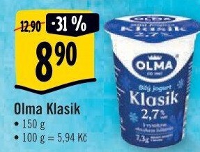 Bílý jogurt Klasik Olma