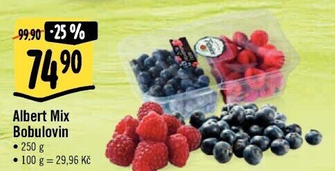 Bobuloviny mix Albert