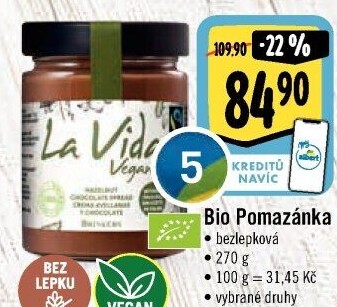 Čokokrém bez lepku La Vida Brinkers