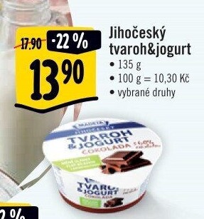 Dezert tvaroh s jogurtem jihočeský Madeta