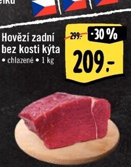 Hovězí kýta zadní bez kosti