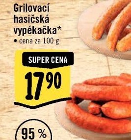 Klobása hasičská vypékačka