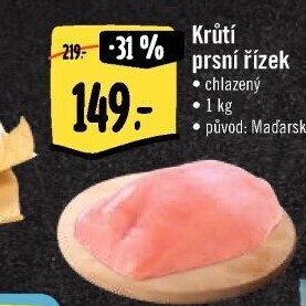 Krůtí prsní řízky