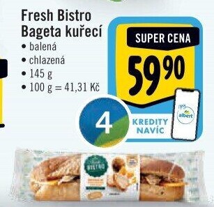 Obložená bageta Albert Fresh Bistro