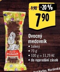 Ovocný medovník