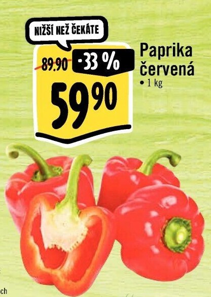 Paprika červená