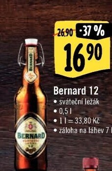 Pivo světlý ležák 12° SvátečníBernard