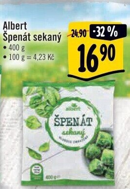 Špenát sekaný mražený Albert