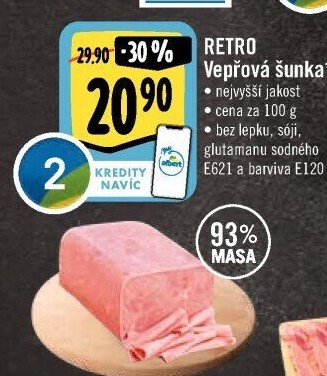 Šunka vepřová nejvyšší jakosti Albert Retro