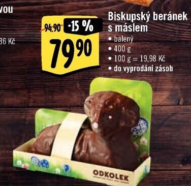 Velikonoční beránek Odkolek