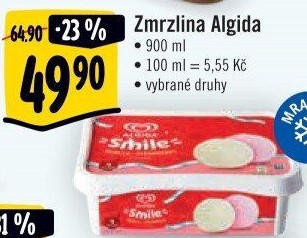 Zmrzlina ve vaničce Smile Algida