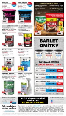 akční leták Barvy a laky drogerie 12.4.2022-1.5.2022