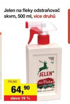 Prostředek na fleky ve spreji Jelen