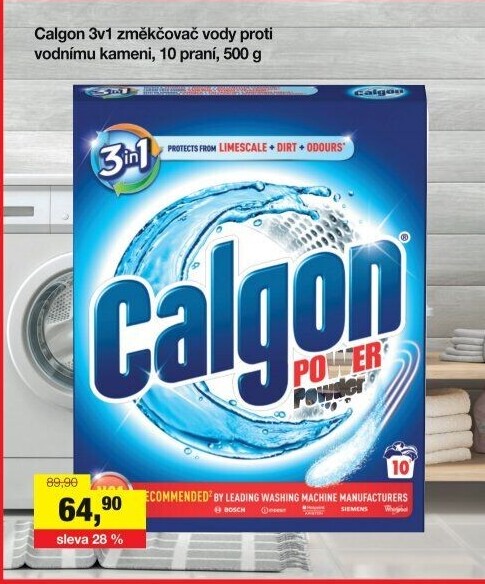 Změkčovač vody Calgon