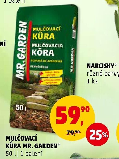 MULČOVACÍ KŮRA MR. GARDEN