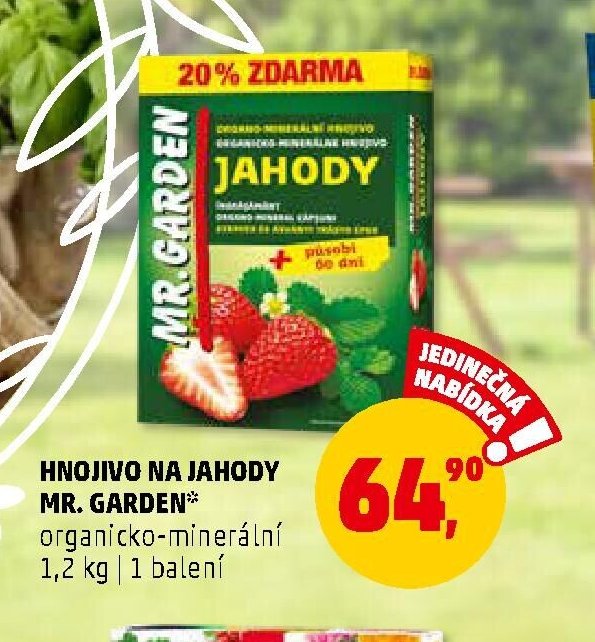 HNOJIVO NA JAHODY MR. GARDEN