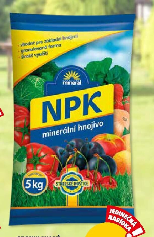 GRANULOVANÉ HNOJIVO NPK