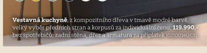 Vestavná kuchyně