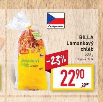 BILLA Lámankový chléb