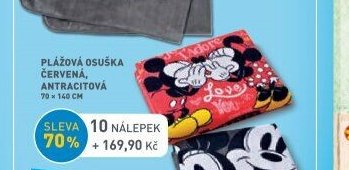 Plážová osuška červená, antracitová