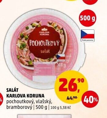 SALÁT KARLOVA KORUNA